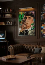 Ikona Stylu i Pieniądza – Portret Gangsterski w Estetyce Pop Art i Street Art - obrazek 4