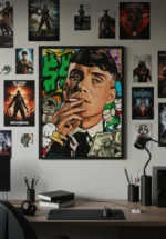 Ikona Stylu i Pieniądza – Portret Gangsterski w Estetyce Pop Art i Street Art - obrazek 5