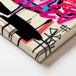 Pop Art „Różowa Świnka Street Art” – Nowoczesna Grafika Urban - obrazek 6