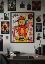 Pop Art „Miś Street Art Fast Food” – Nowoczesność w Stylu Graffiti - obrazek 7