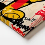 Pop Art „Miś Street Art Fast Food” – Nowoczesność w Stylu Graffiti - obrazek 8