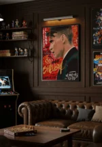 Tommy Shelby Red Power – Gangsterska Ikona w Stylu Street Art - obrazek 3