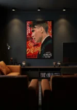 Tommy Shelby Red Power – Gangsterska Ikona w Stylu Street Art - obrazek 2