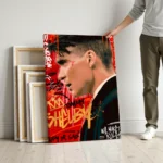 Tommy Shelby Red Power – Gangsterska Ikona w Stylu Street Art - obrazek 4